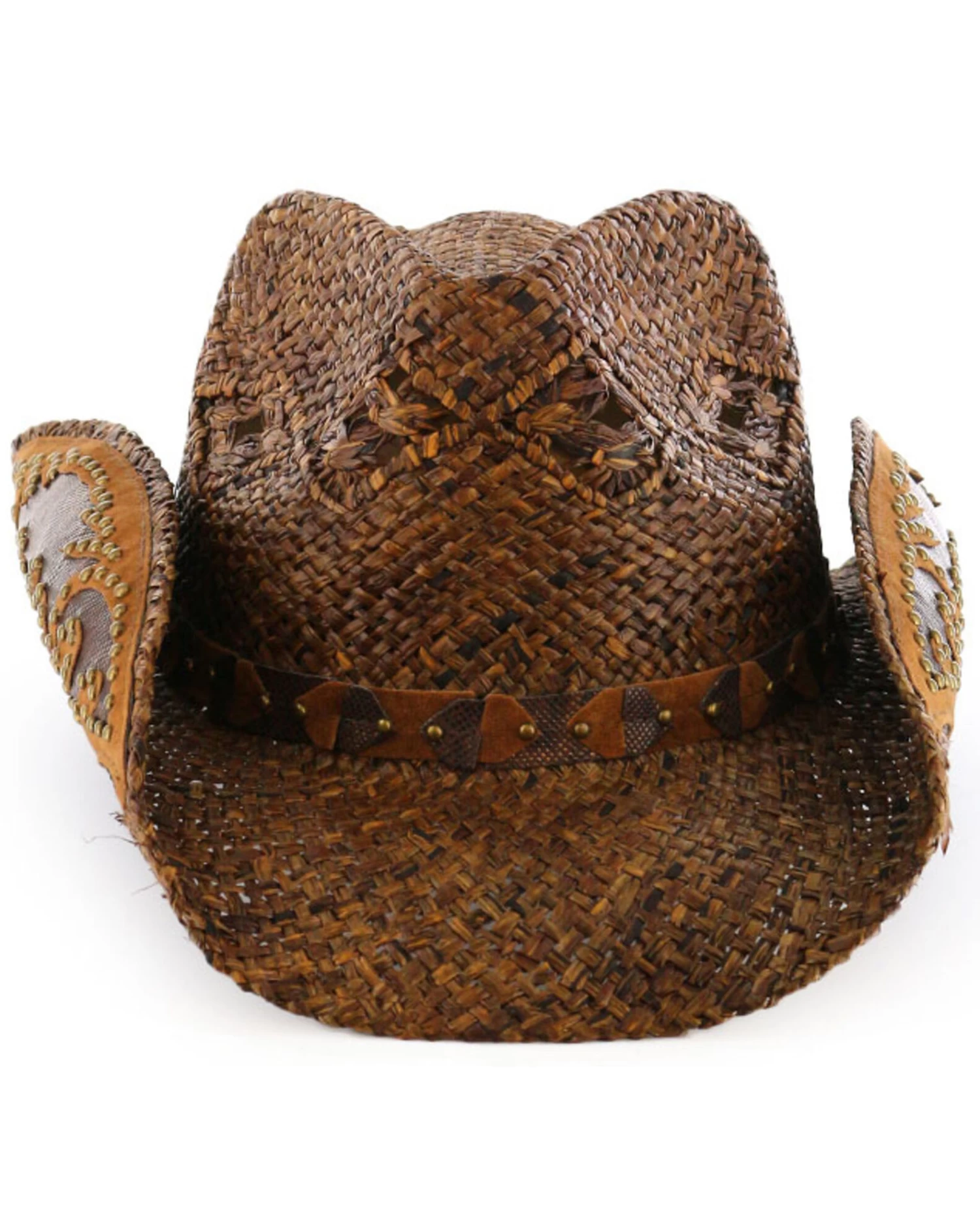 Shyanne® Women's Embellished Brim Straw Hat 2 Shyanne® Women's Embellished Brim Straw Hat - Image 2