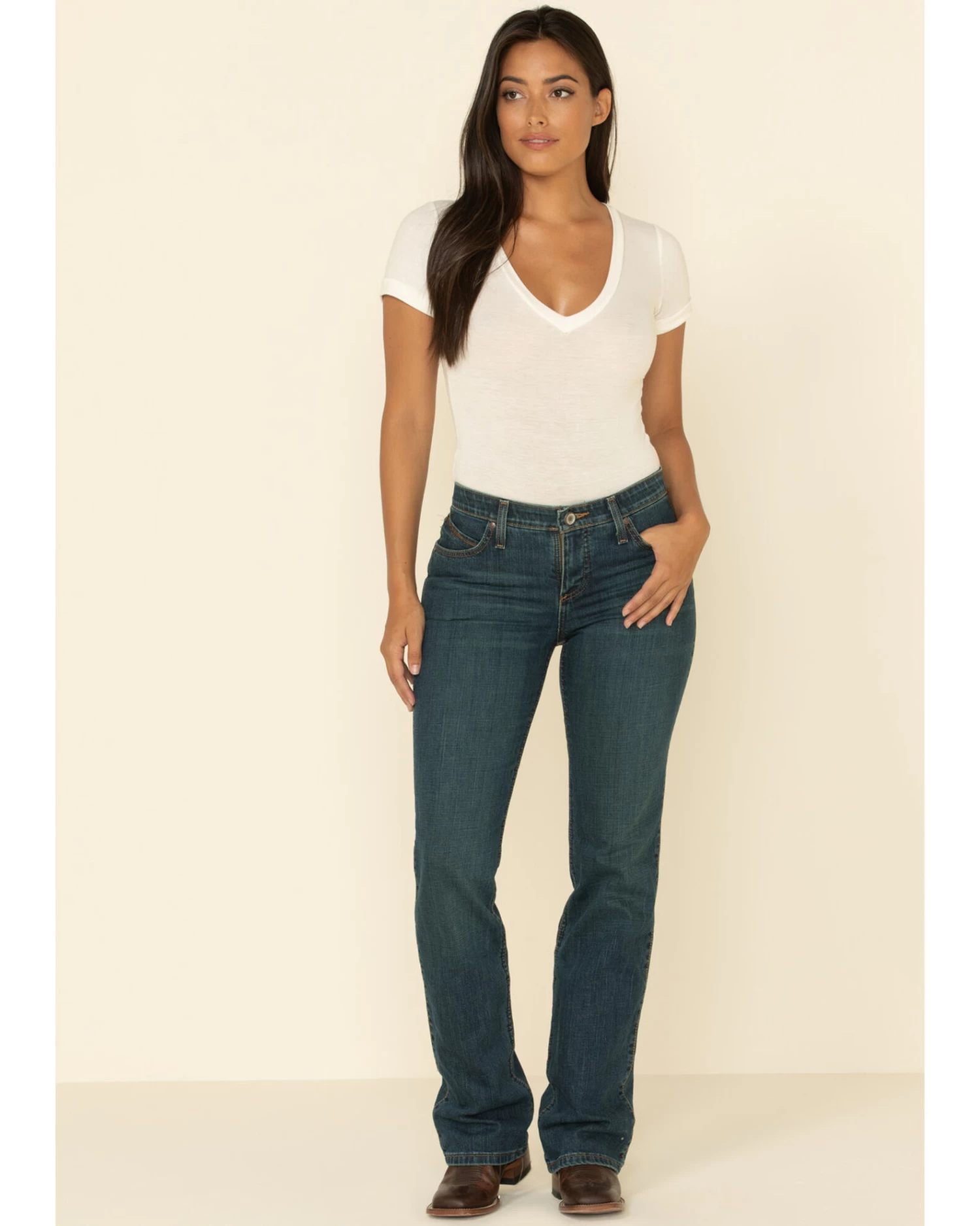 Wrangler Women's Tuff Buck Ultimate Riding Q-Baby Jeans 1 Wrangler Women's Tuff Buck Ultimate Riding Q-Baby Jeans